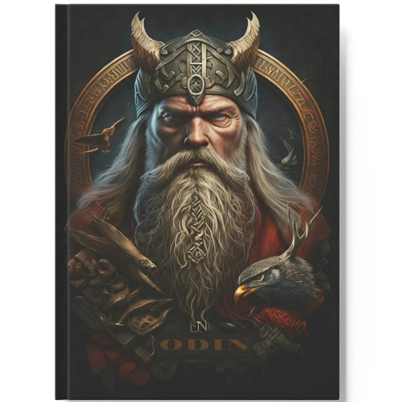 Oden the God Notebook - God of War - Hard Backed Journal