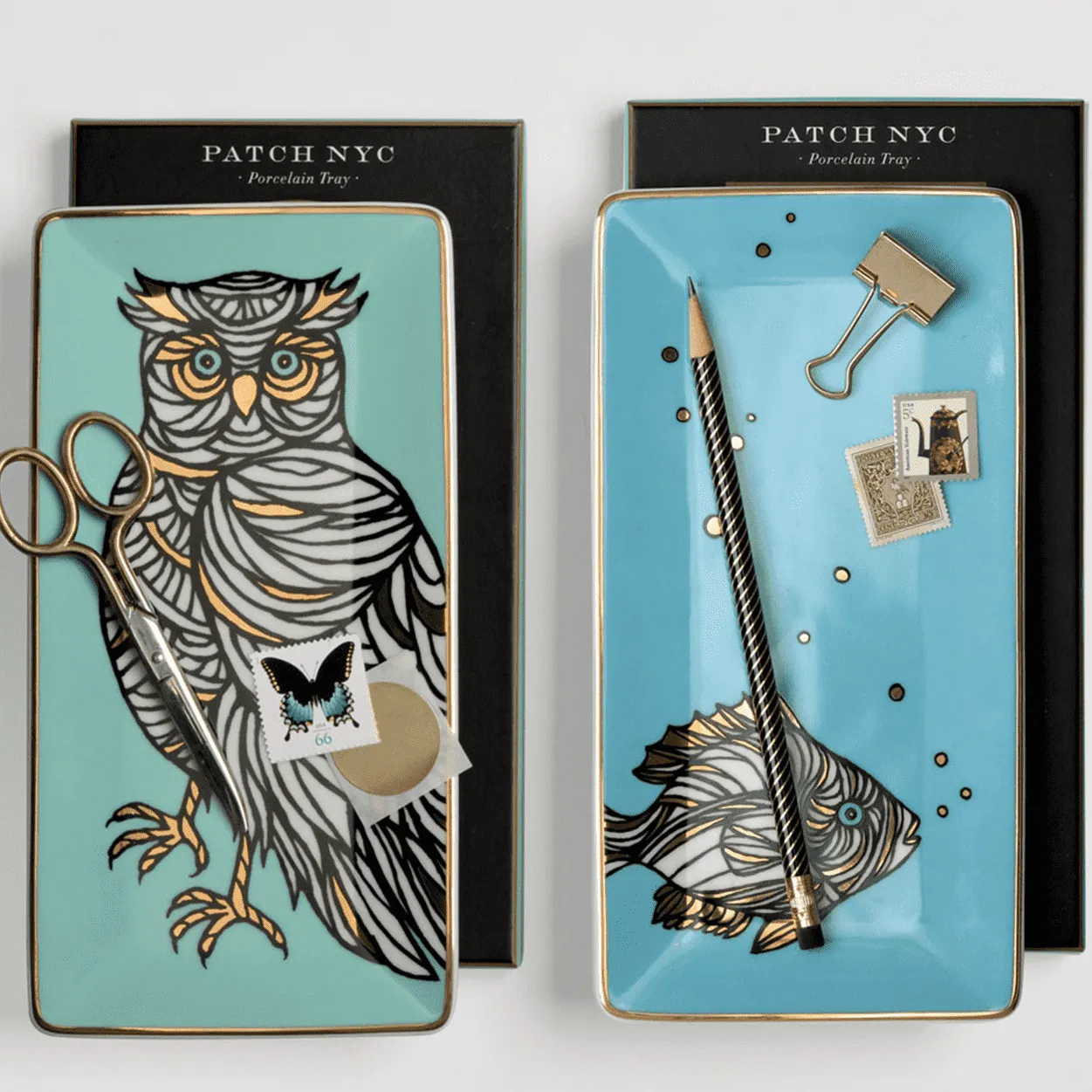 PATCH NYC Owl Porcelain Tray