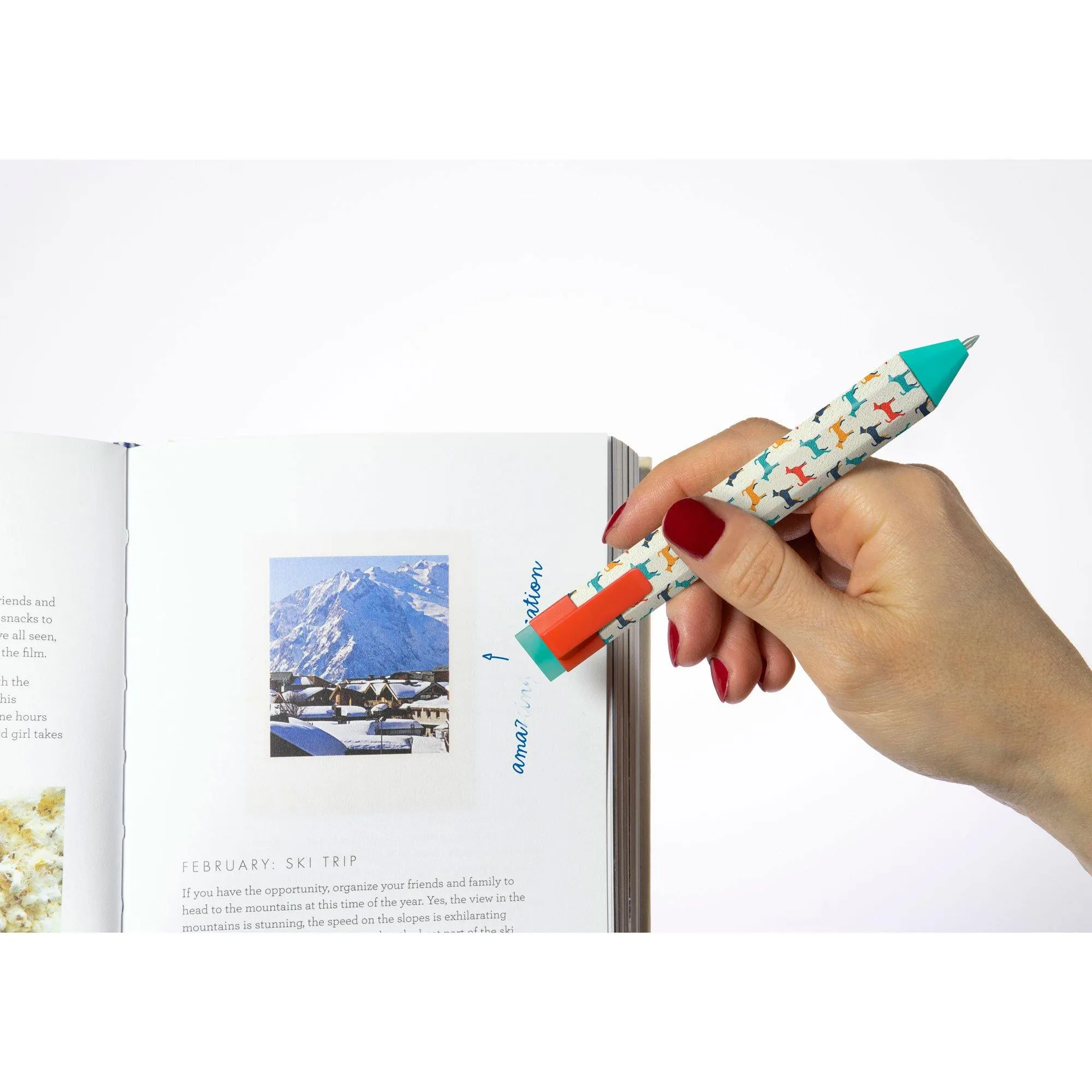 Pen Bookmark 3-in-1 with 2 Ink Refills (Dog)