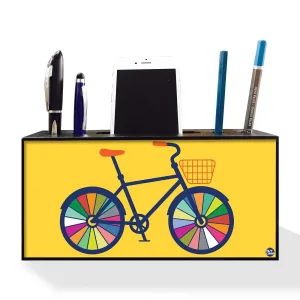 Pen Mobile Stand Holder Desk Organizer - Cycle Art