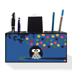 Pen Mobile Stand Holder Desk Organizer - Owl