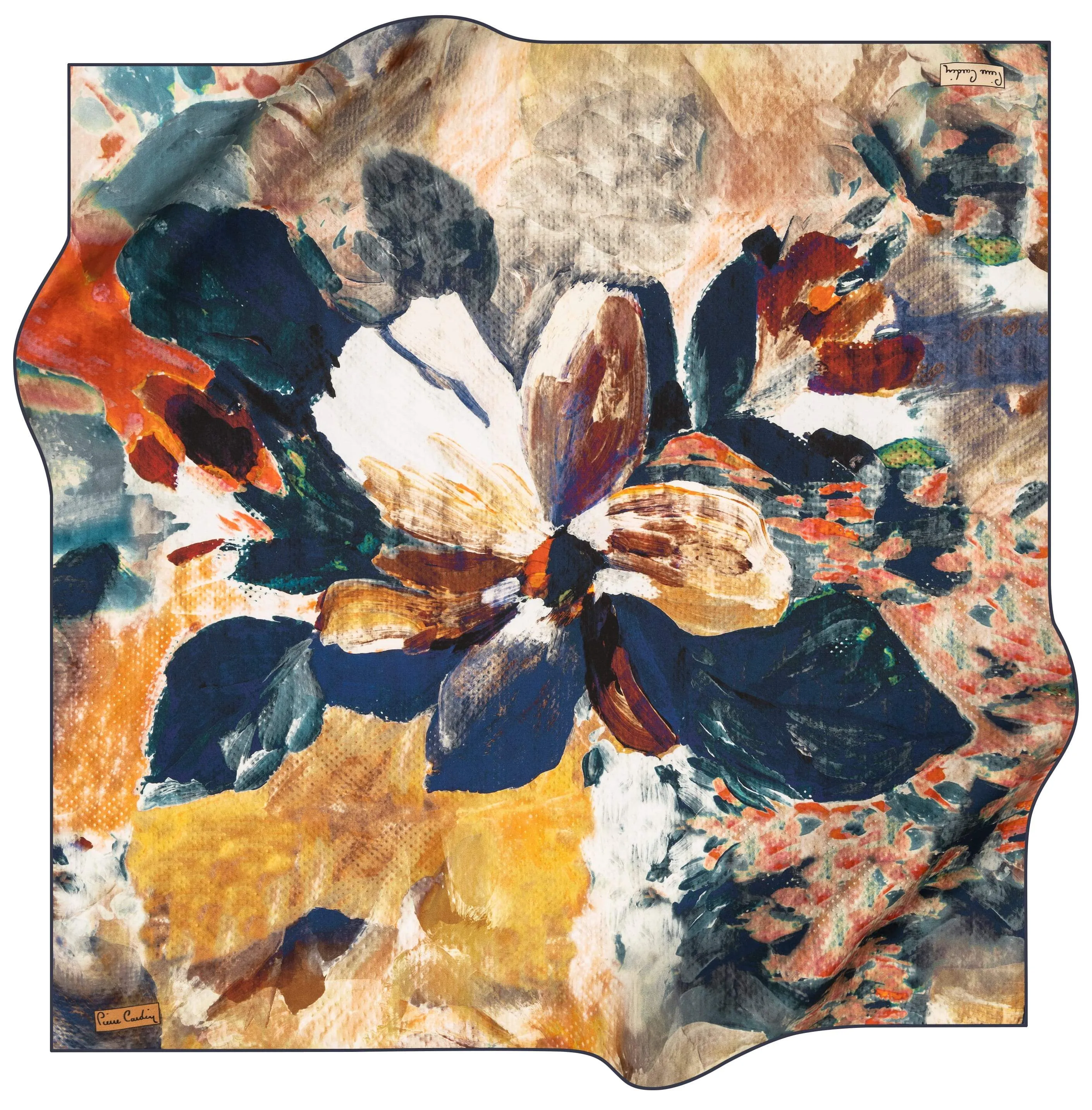 Pierre Cardin Nina Floral Silk Scarf No. 21