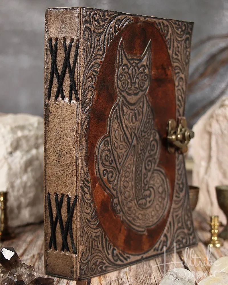 Purrfect Cat Leather Journal