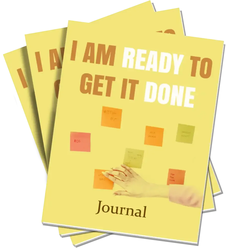 "I am Ready to Get it Done" Printable Journal