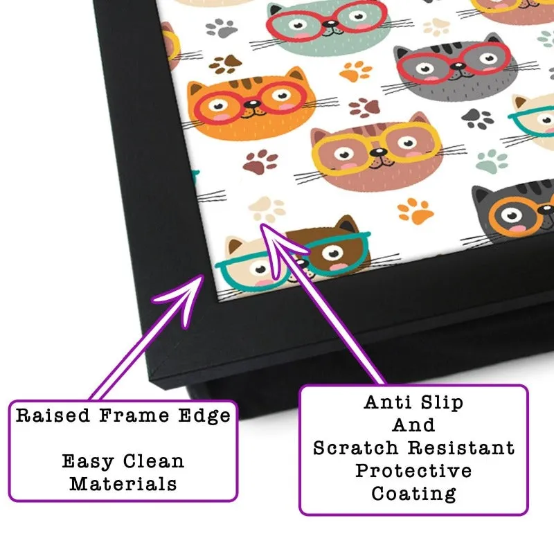 Rainbow Cats Lap Tray by Fabulous Felines