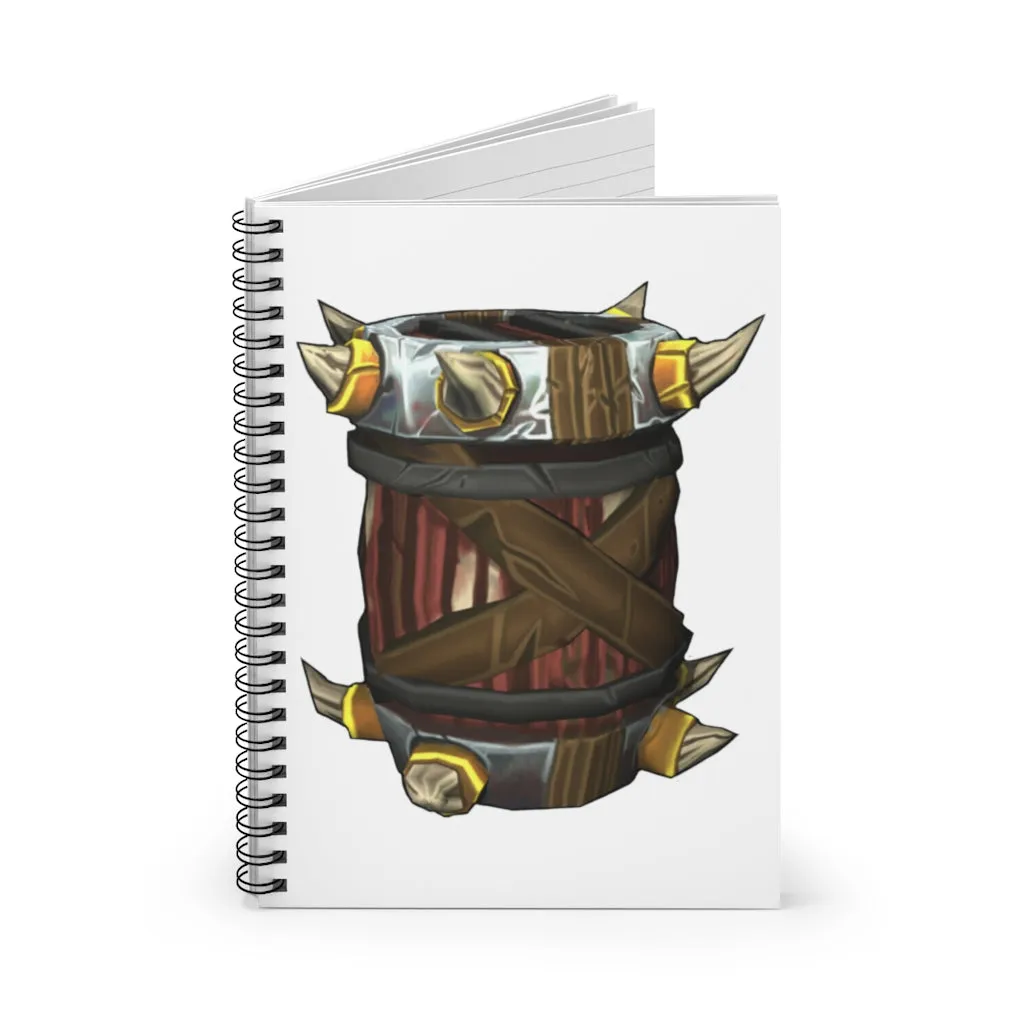 Raptor Barrel Spiral Notebook - Ruled Line
