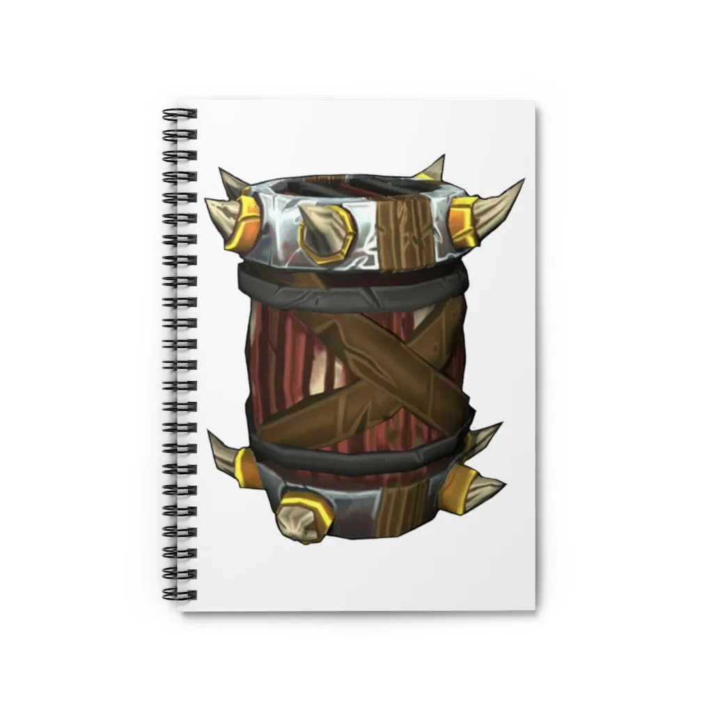 Raptor Barrel Spiral Notebook - Ruled Line