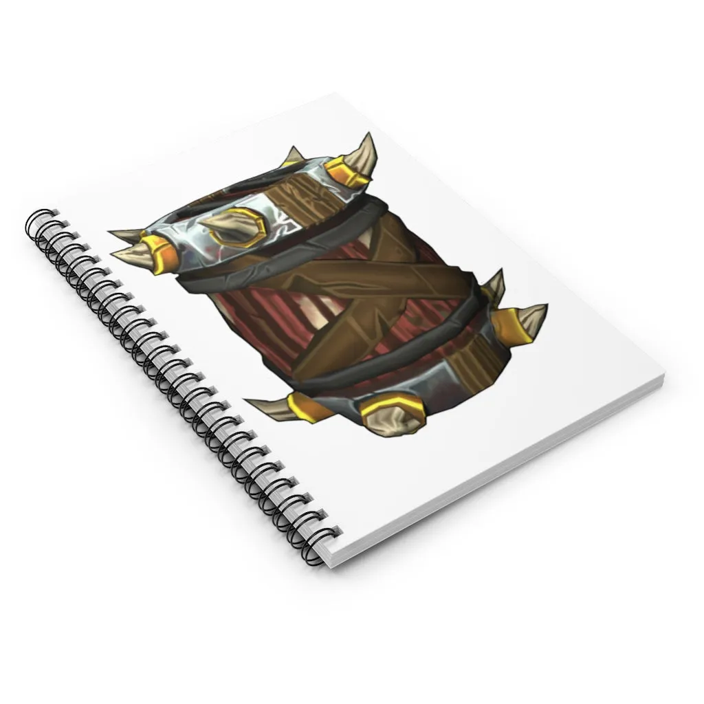 Raptor Barrel Spiral Notebook - Ruled Line