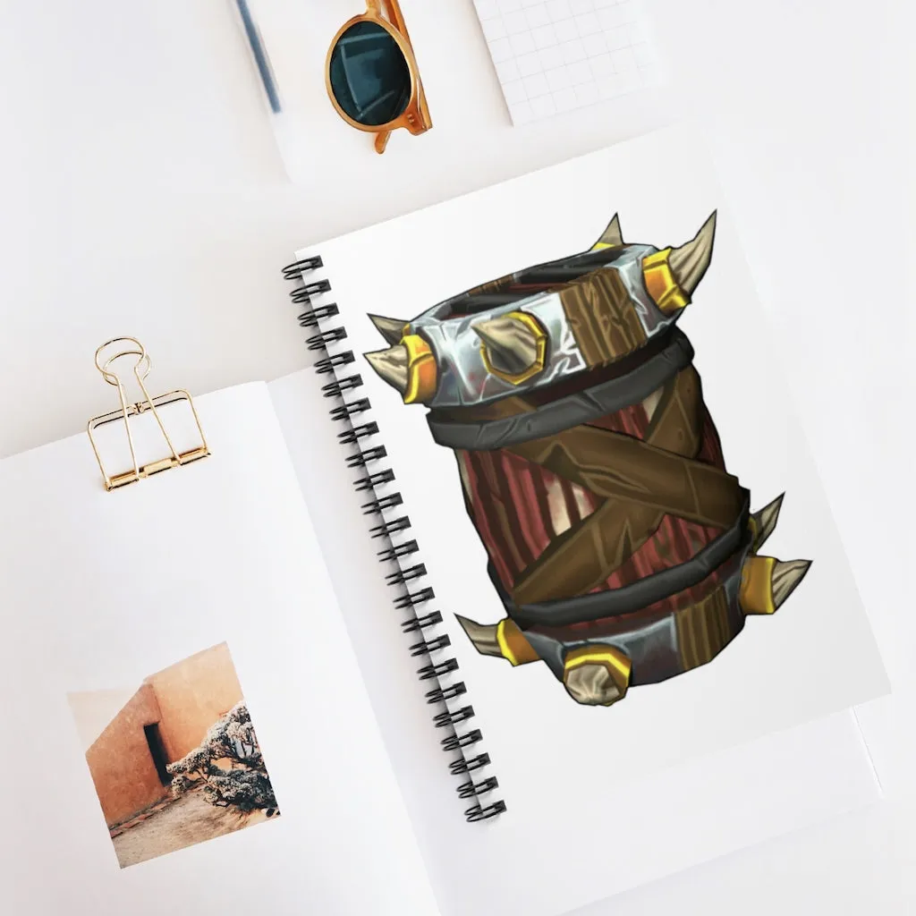 Raptor Barrel Spiral Notebook - Ruled Line