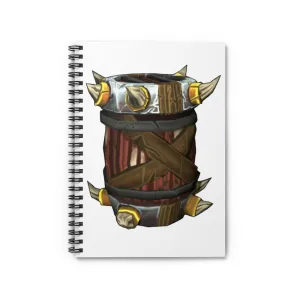 Raptor Barrel Spiral Notebook - Ruled Line