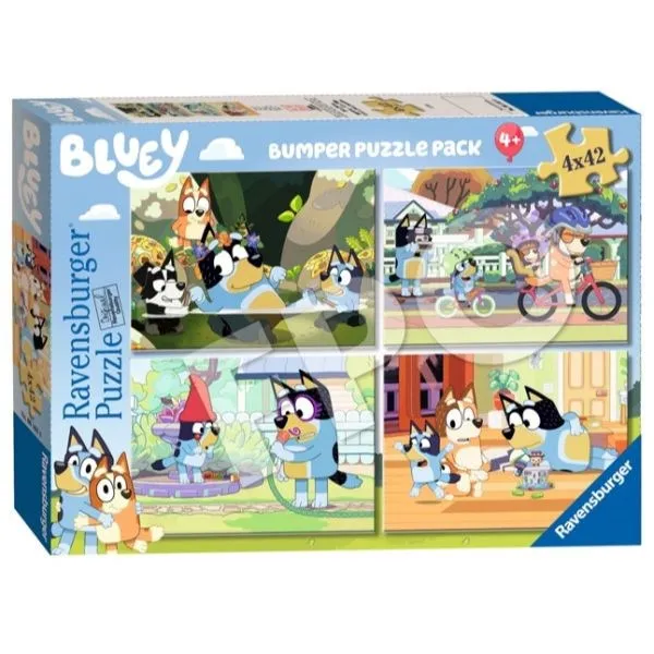 Ravensburger Bluey Gotta Be Done! Puzzle 4x42pc