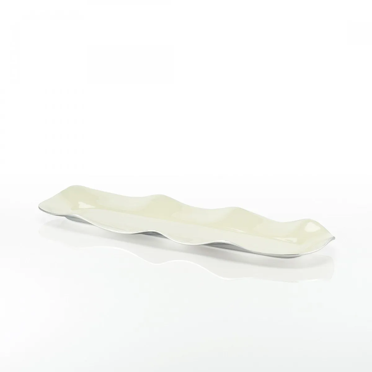 Ruffled Long Trays Oyster