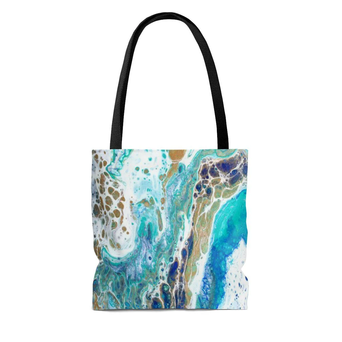 Savannah GA Watercolor Map Tote with Turtle Bay Back
