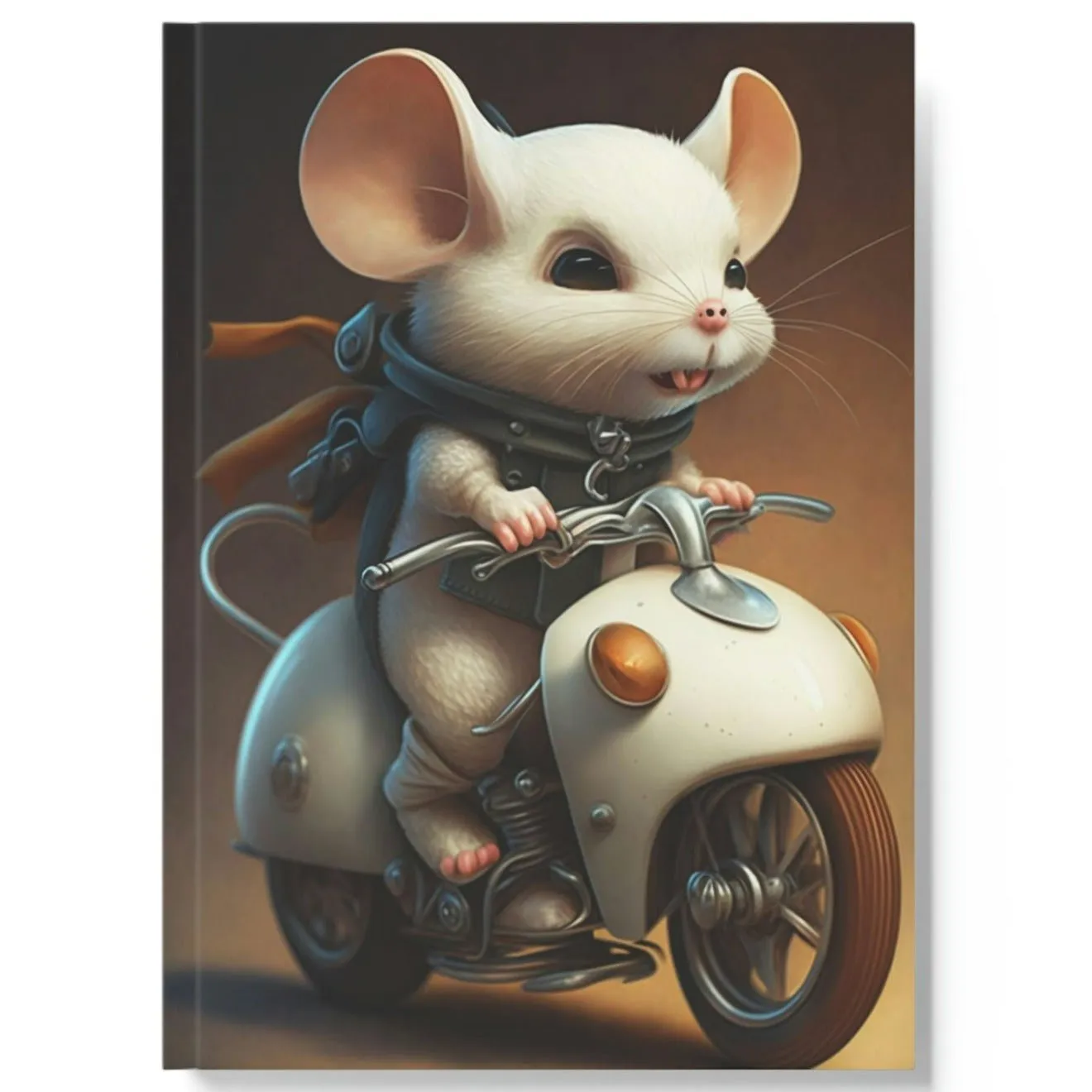 Scooter Mouse Hard Backed Journal