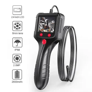 Screen Industrial Endoscope Camera HD1080P Pipe Sewer Inspection