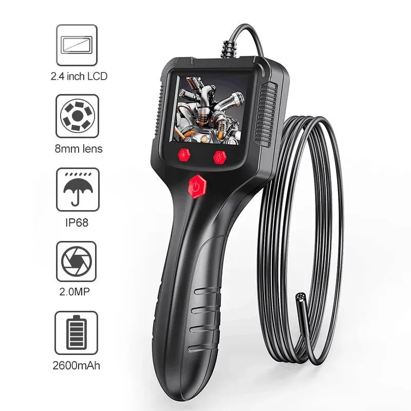 Screen Industrial Endoscope Camera HD1080P Pipe Sewer Inspection