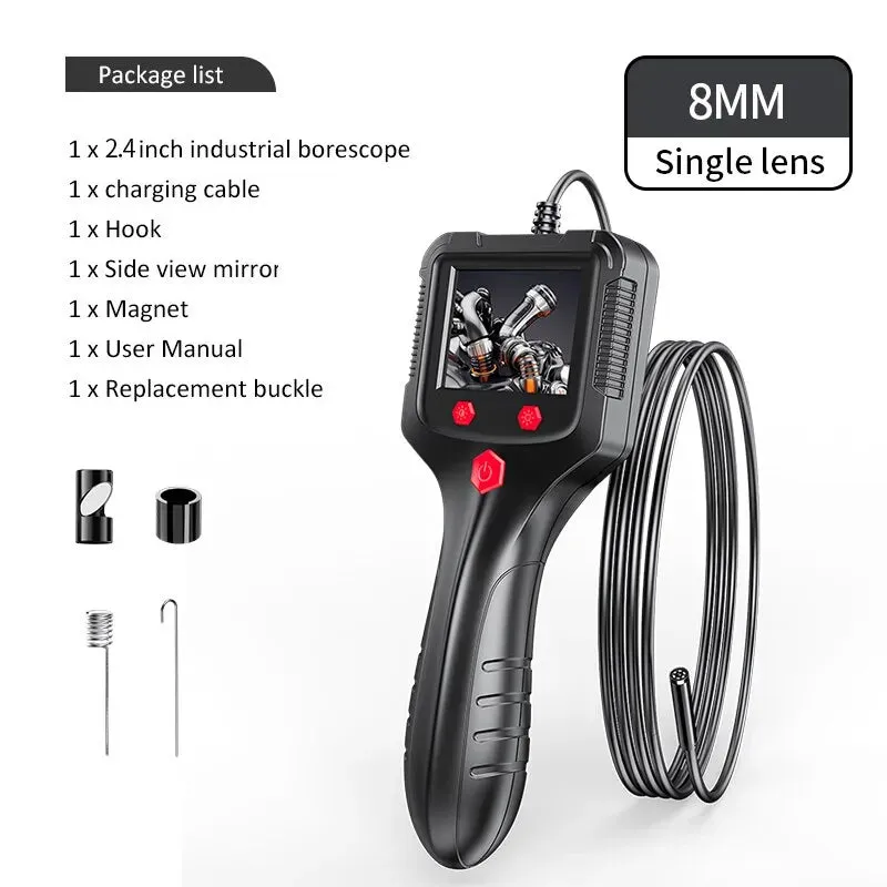Screen Industrial Endoscope Camera HD1080P Pipe Sewer Inspection