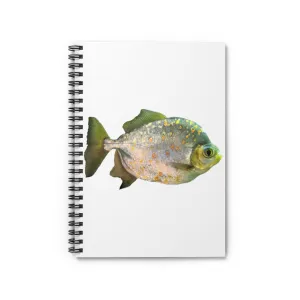 Silver and Spec Fish Spiral Notebook - Ruled Line