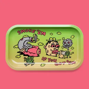 Smoke Em Metal Rolling Tray