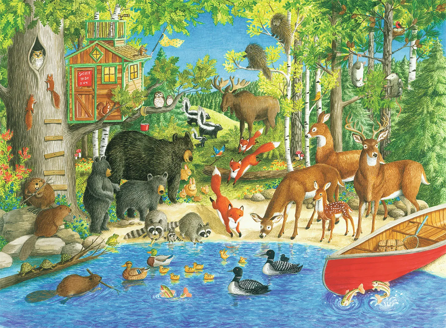 Woodland Friends - 200pc Puzzle