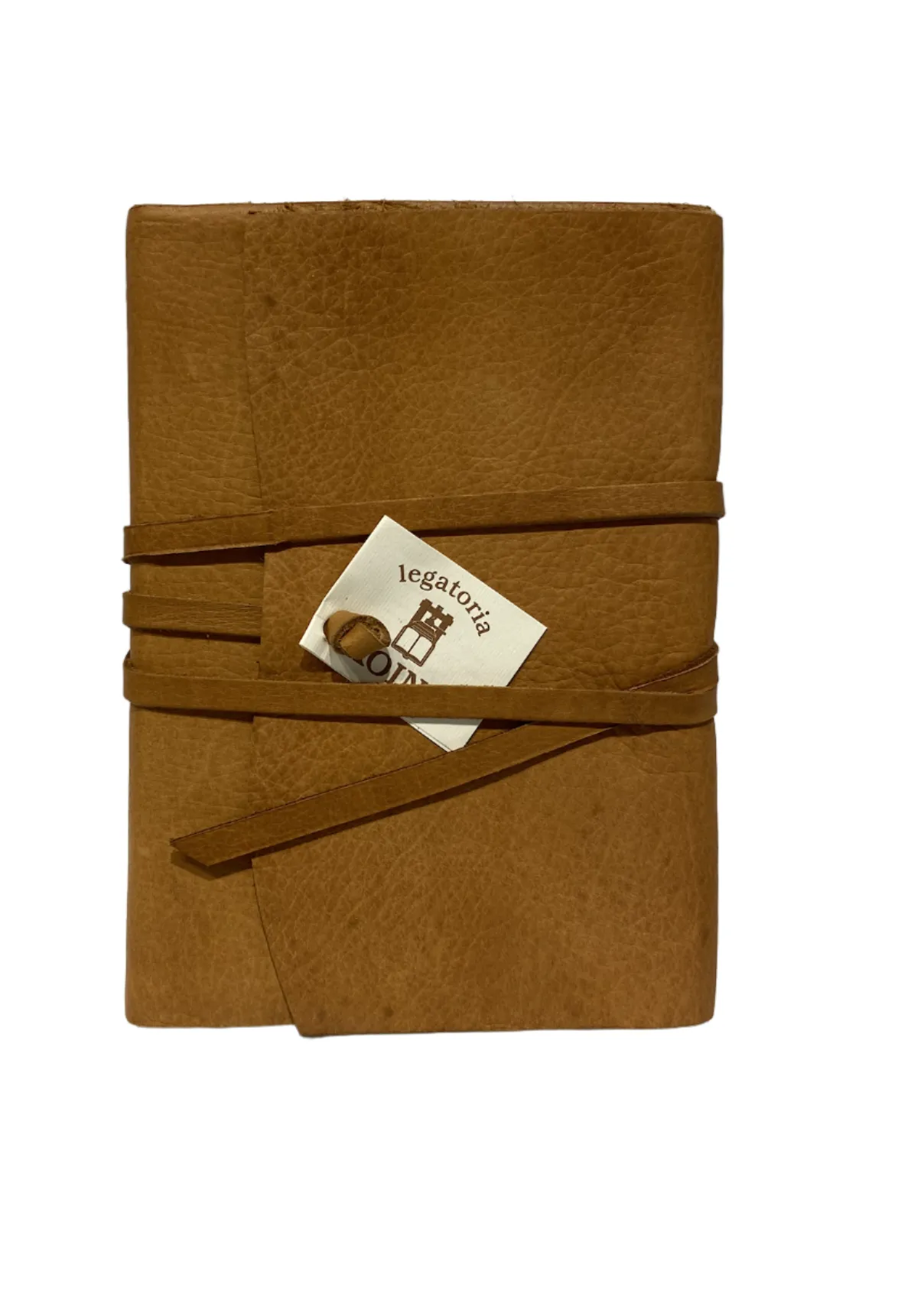 Wrap Leather Journal Medioevalis - Cognac Medium 12 * 17cm