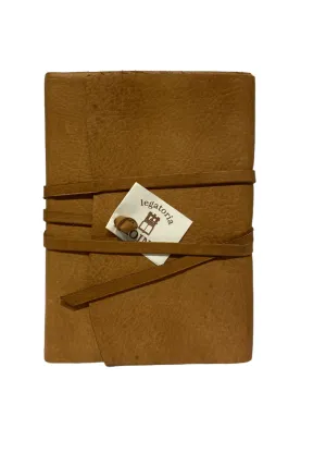 Wrap Leather Journal Medioevalis - Cognac Medium 12 * 17cm