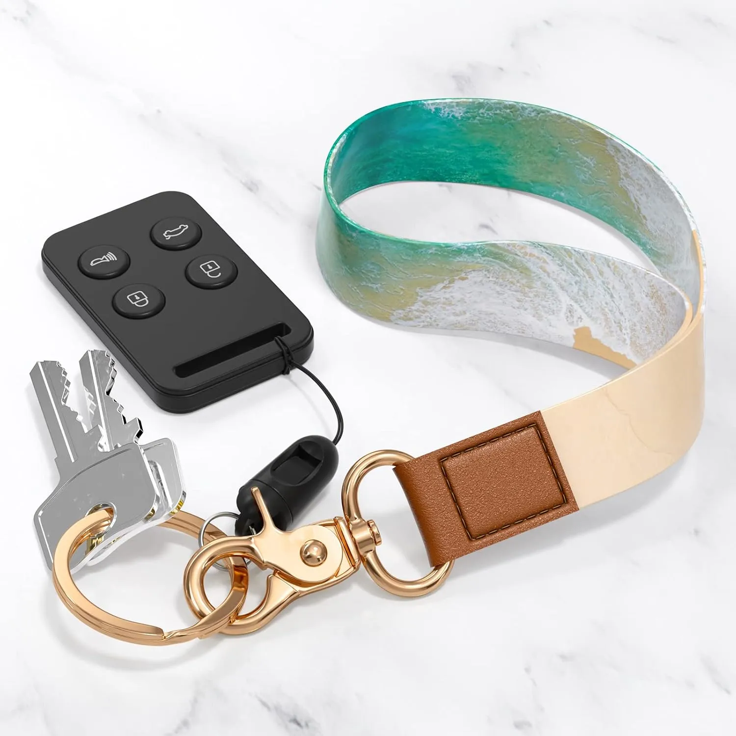 Wrist Lanyard Key Chain, Wristlet Strap Keychain Holder for Women Men Car Keys Wallet Card Phone