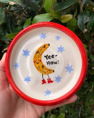 Yee-Haw Banana Trinket Dish
