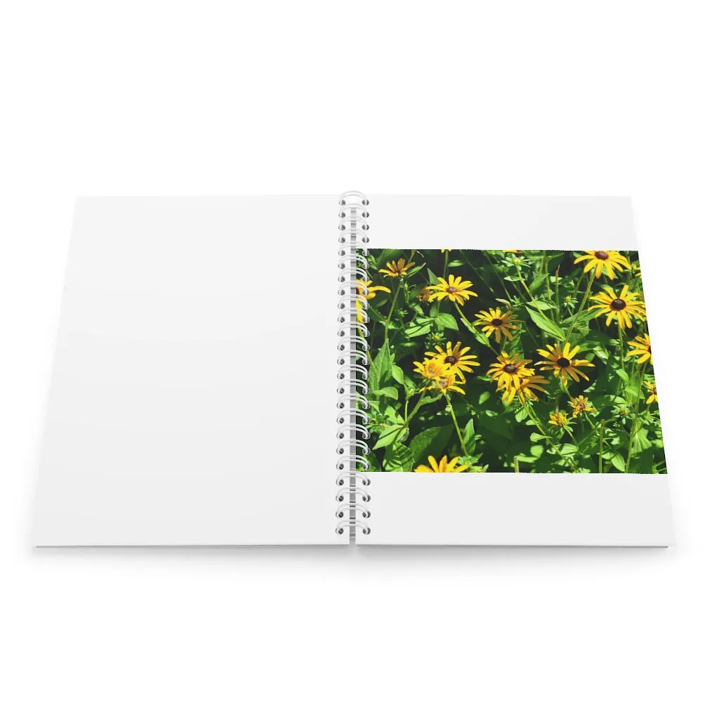 Yellow Flowers Spiral Notebook