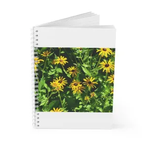 Yellow Flowers Spiral Notebook